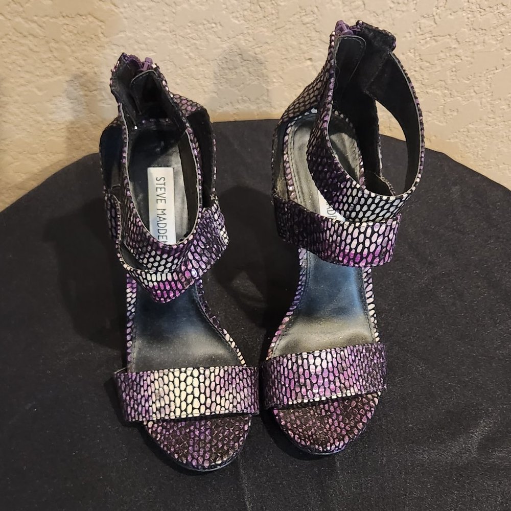Purple and Gold heels